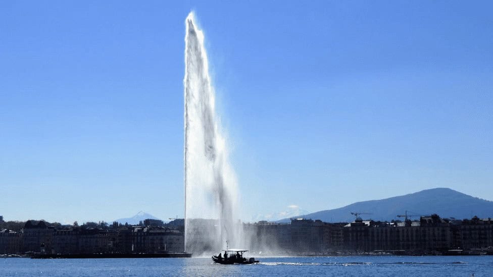 Cenevre- Cenevre Gölü ve Jet d’Eau